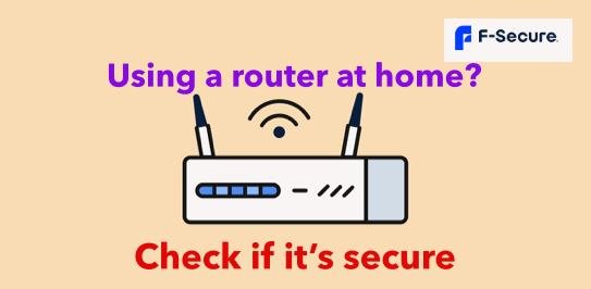 F-Seure Home Router check